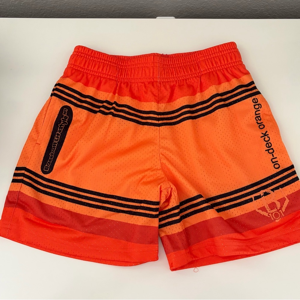 Baseball Lifestyle 101 Orange Crayon shorts